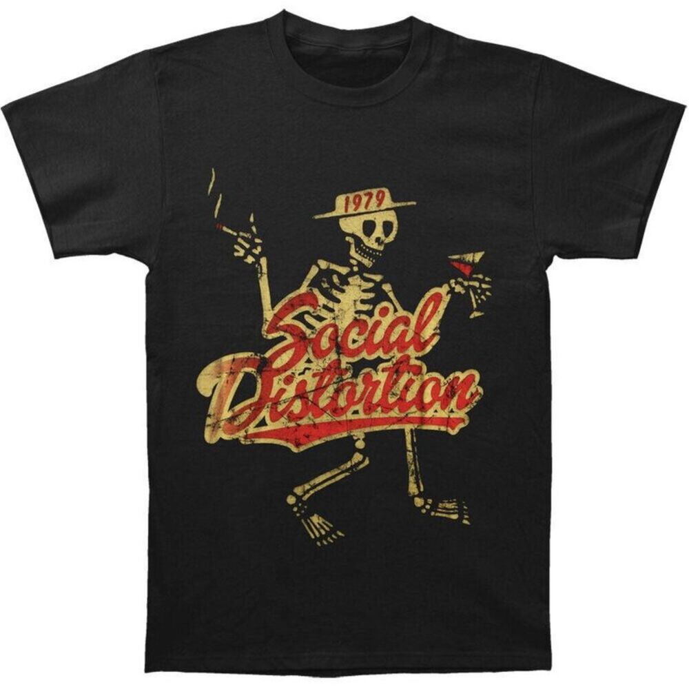 Social Distortion Unisex Adult 1979 Vintage T-Shirt / Black